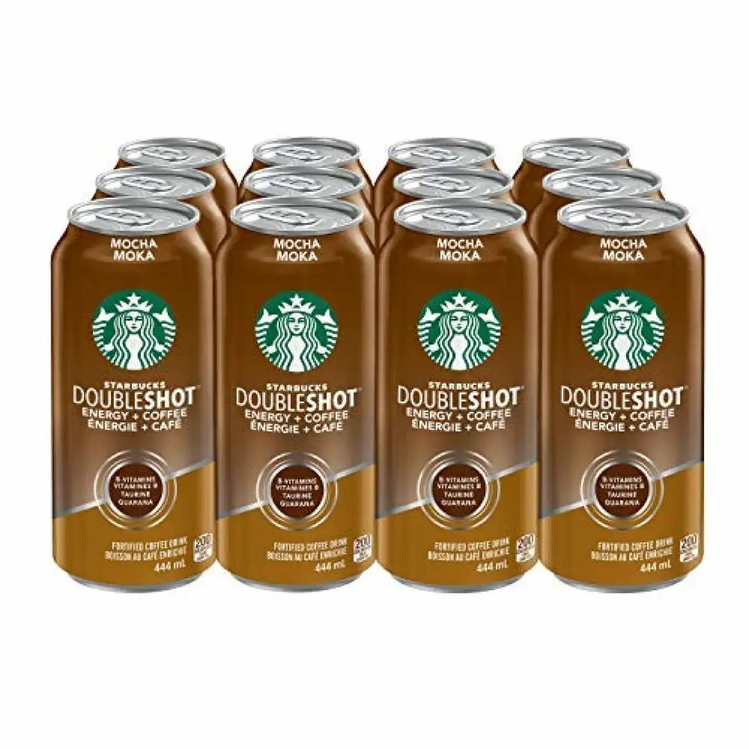 Starbucks Double Shot Mocha 444 mL Cans 12 Pack - coffee