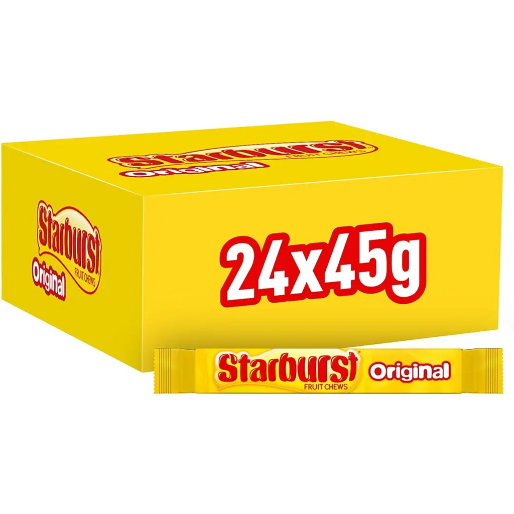 STARBURST ORIGINAL CHEWS 45G - 24ct - candy
