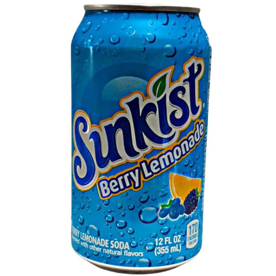 Sunkist Berry Lemonade Can 355ML case of 12 soda