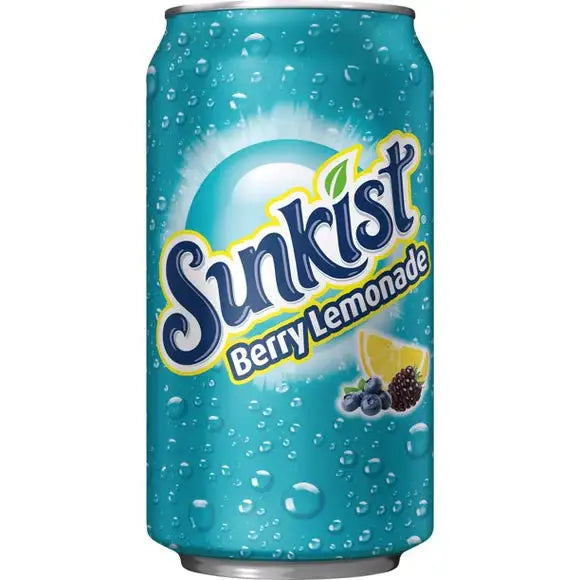 Sunkist Berry Lemonade Soda 12 fl oz cans 12 pack - Soda