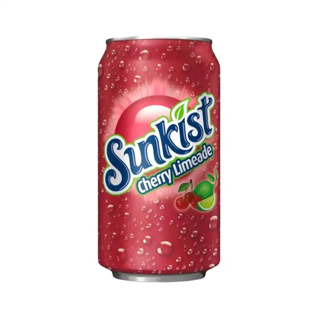 Sunkist Cherry Limeade Soda 12 fl oz cans 12 pack - Soda