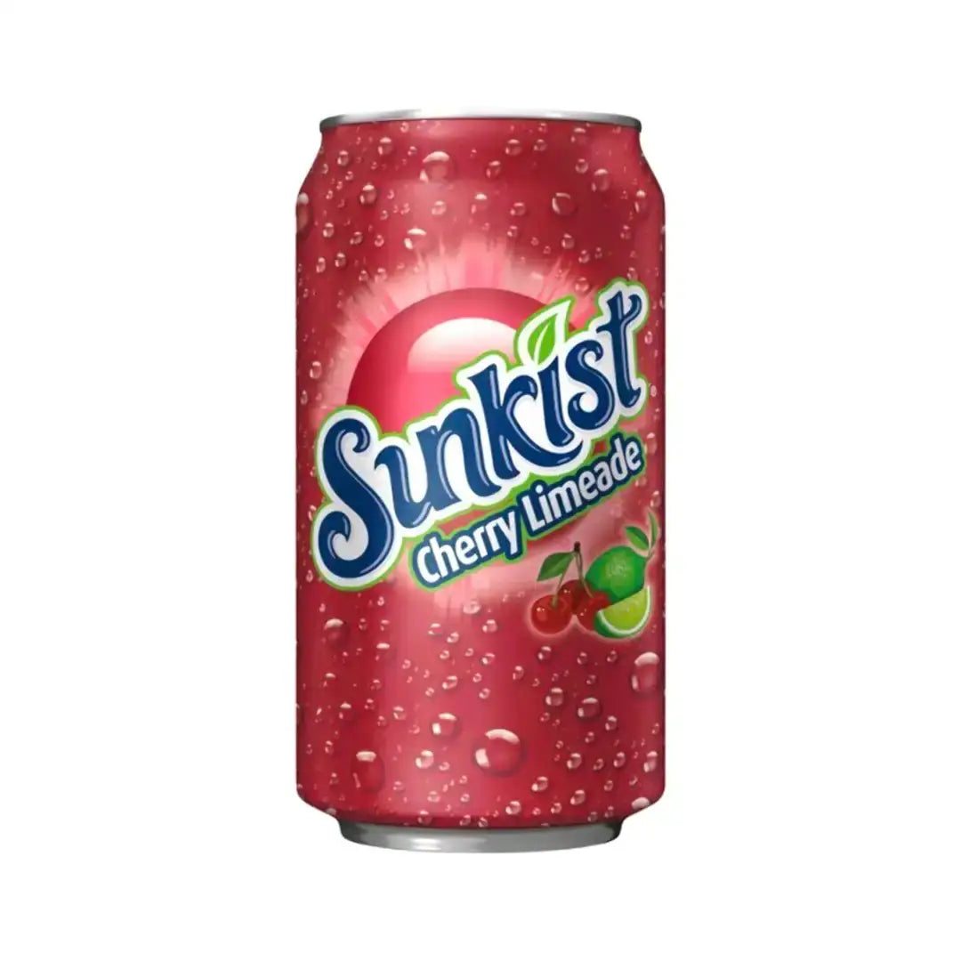 Sunkist Cherry Limeade Soda 12 fl oz cans 12 pack - Soda Main image