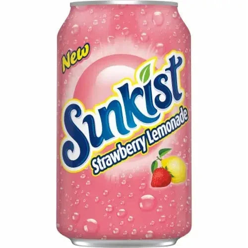 Sunkist Strawberry Lemonade Soda 12 fl oz cans 12 pack Main image