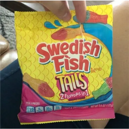 Swedish Fish Tails Peg Bag 3.6oz