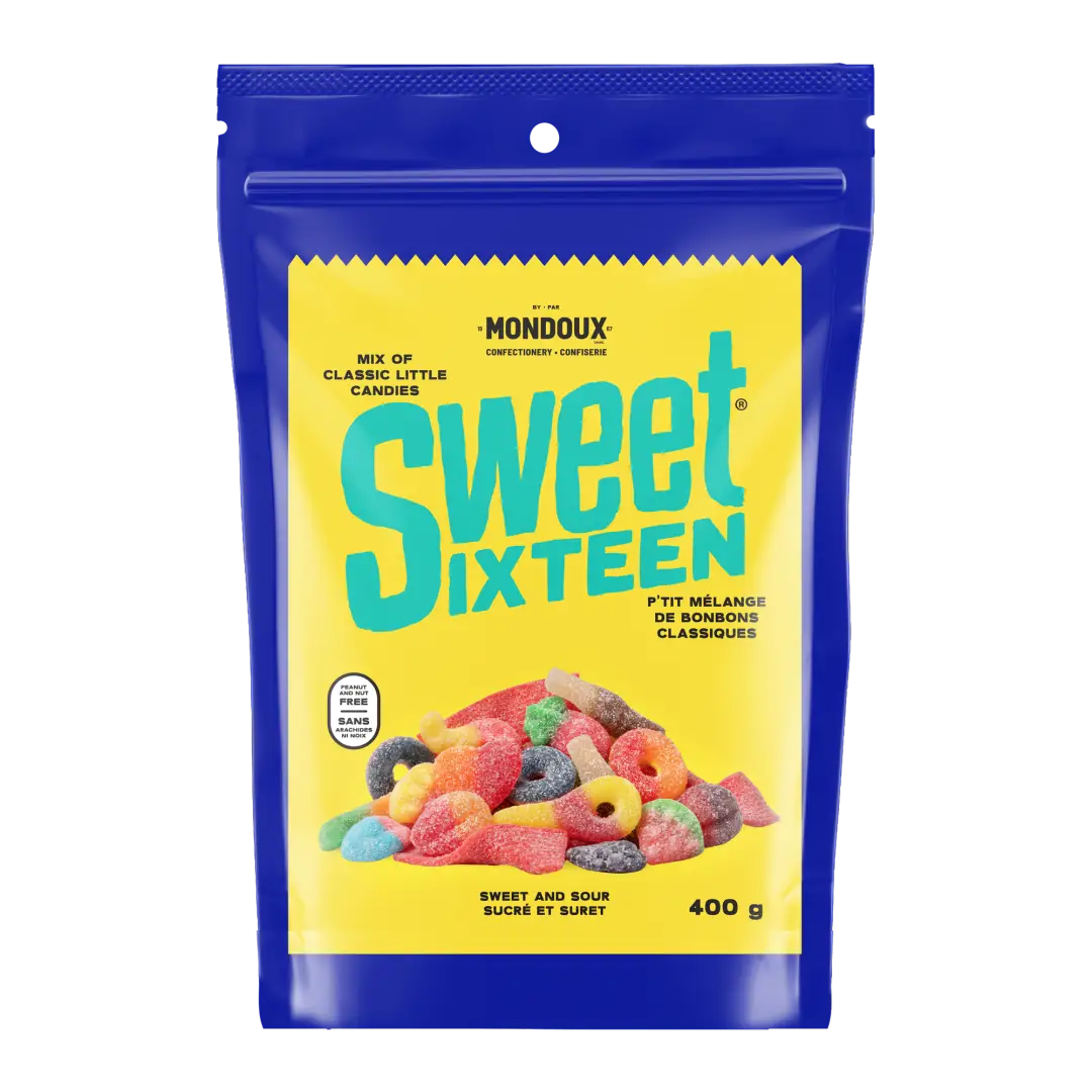 Sweet Sixteen Sweet And Sour Candy Party Pack 400g Case Main image