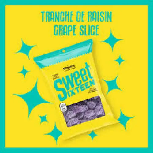Sweet Sixteen GRAPE SLICES 135g case 6ct