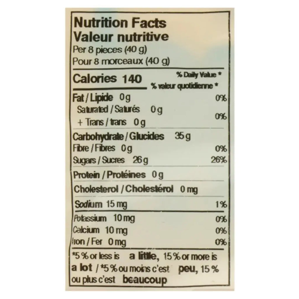 Sweet Sixteen GRAPE SLICES 135g case 6ct