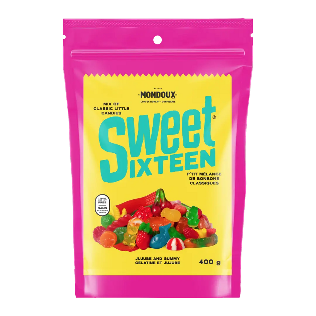 Sweet Sixteen Gummy Mix Candy Party Pack 400g Case Of 6