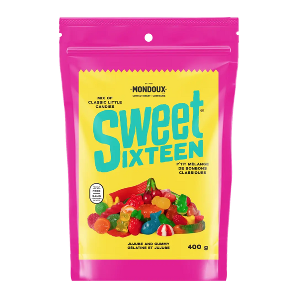 Sweet Sixteen Gummy Mix Candy Party Pack 400g Case Of 6