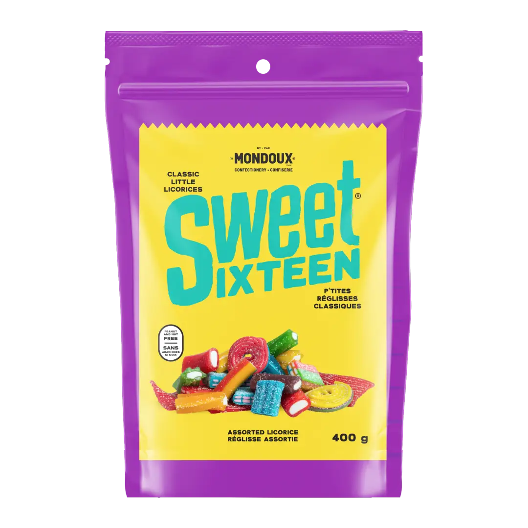 Sweet Sixteen Licorice Mix Party Pack 400g Case of 6 Packs