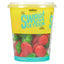 Sweet Sixteen Strawberry Gummy Candy Cups 175g Case of 6