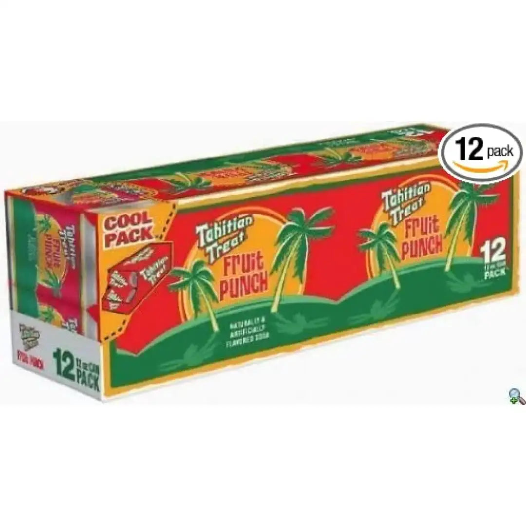 Tahiti Treat Fruit Punch Can 355 ml (Pack of 12) - Soda