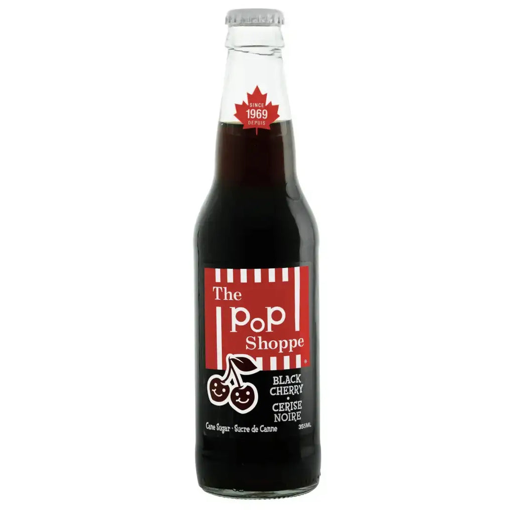 The Pop Shoppe- Black Cherry 355ml case 12ct Pallet