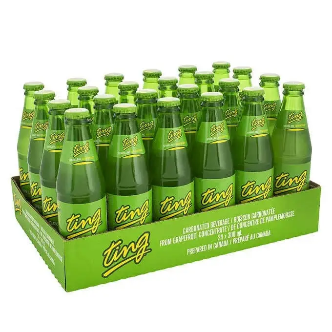Ting Soft Drink Sparkling Grapefruit 300ml glass bottle