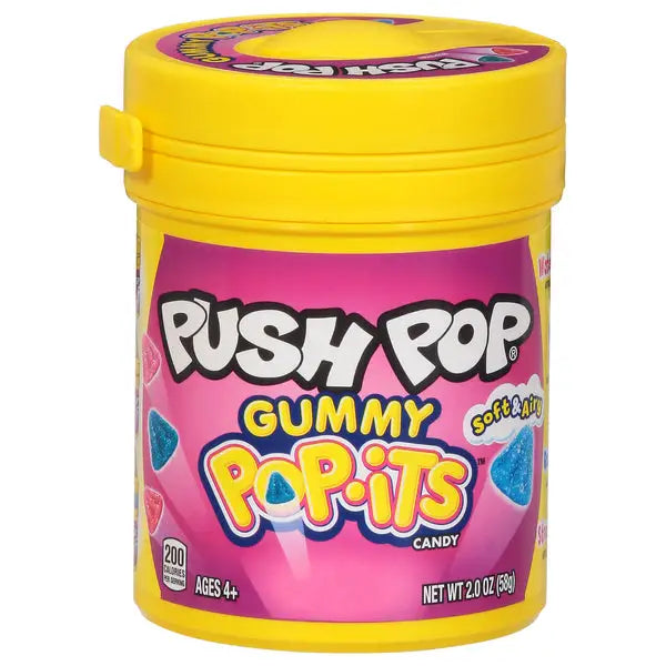 Topps Push Pop Gummy Pop Its Fruity Candy Refillable Pack