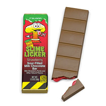 Toxic Waste Slime Licker Strawberry Chocolate Bar Sour