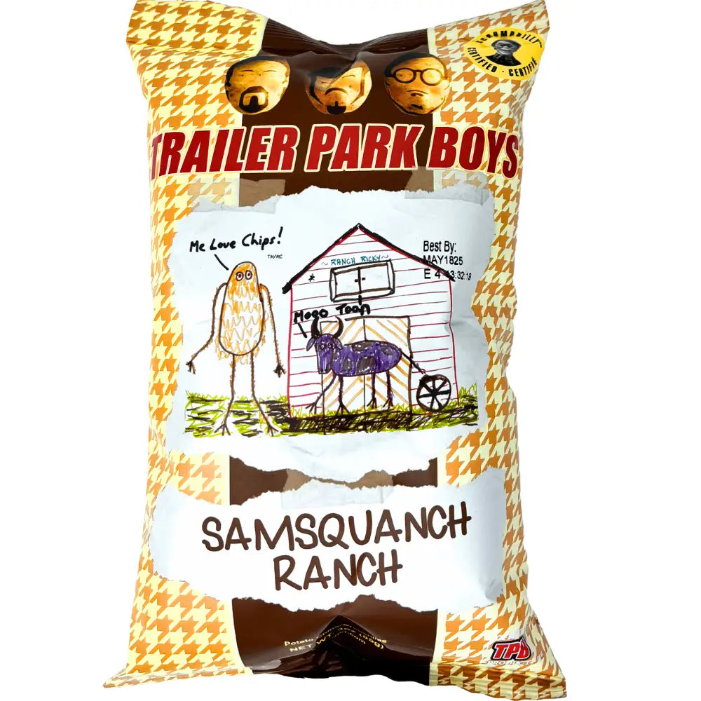Trailer Park Boys Potato Chips Samsquanch Ranch - 3oz/85g