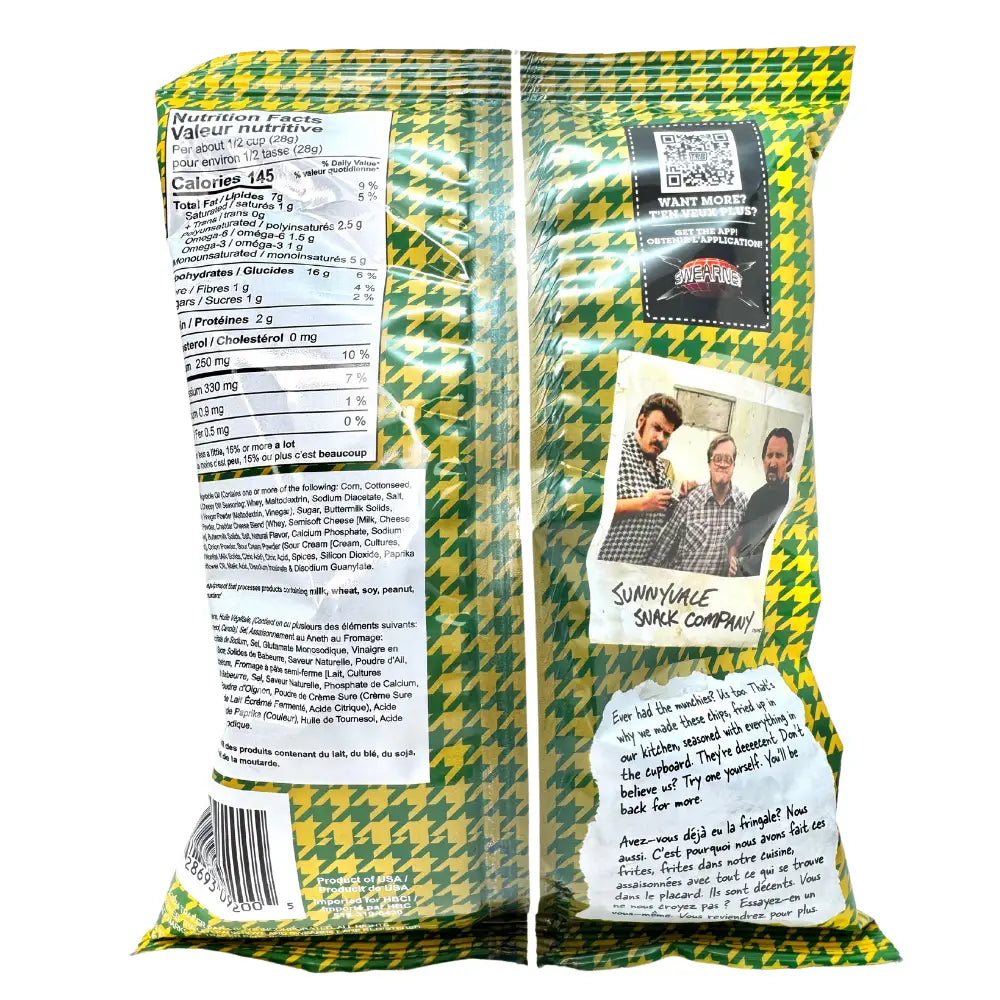 Trailer Park Boys Potato Sticks Cheesy Dill - 3.5oz/85g