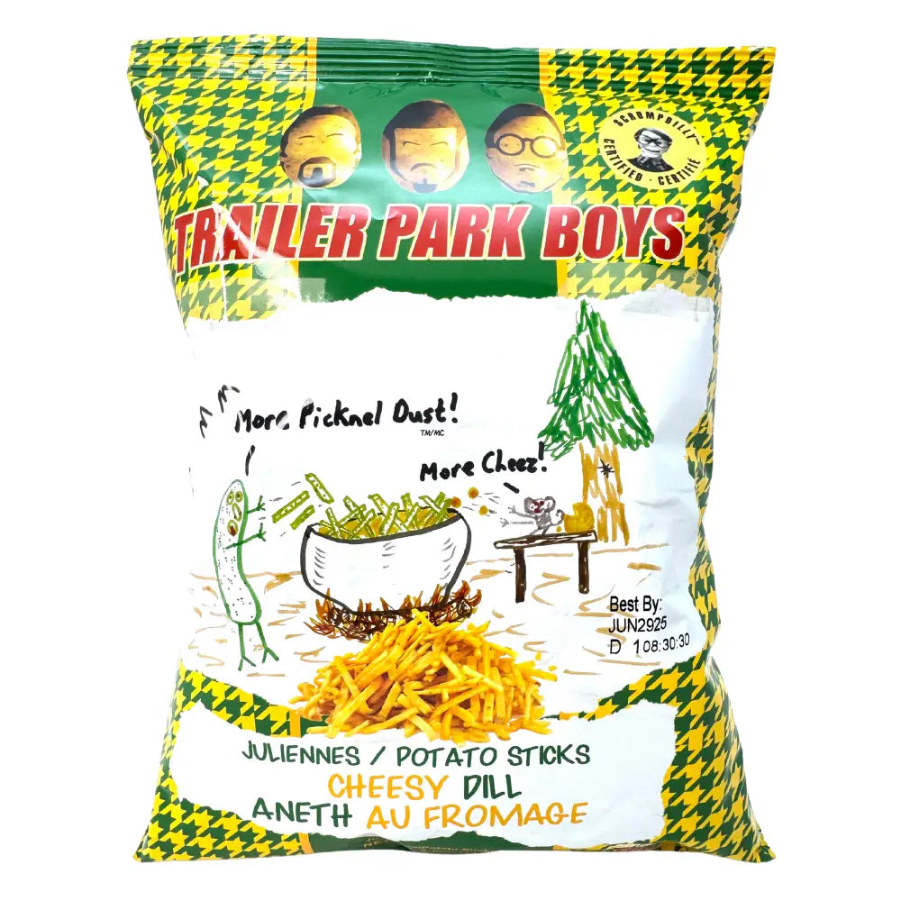 Trailer Park Boys Potato Sticks Cheesy Dill - 3.5oz/85g