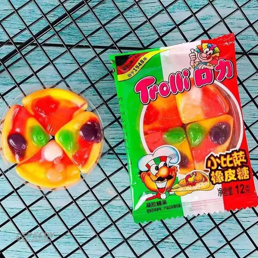 TROLLI EXOTIC CANDY - PIZZA 77g each - candy