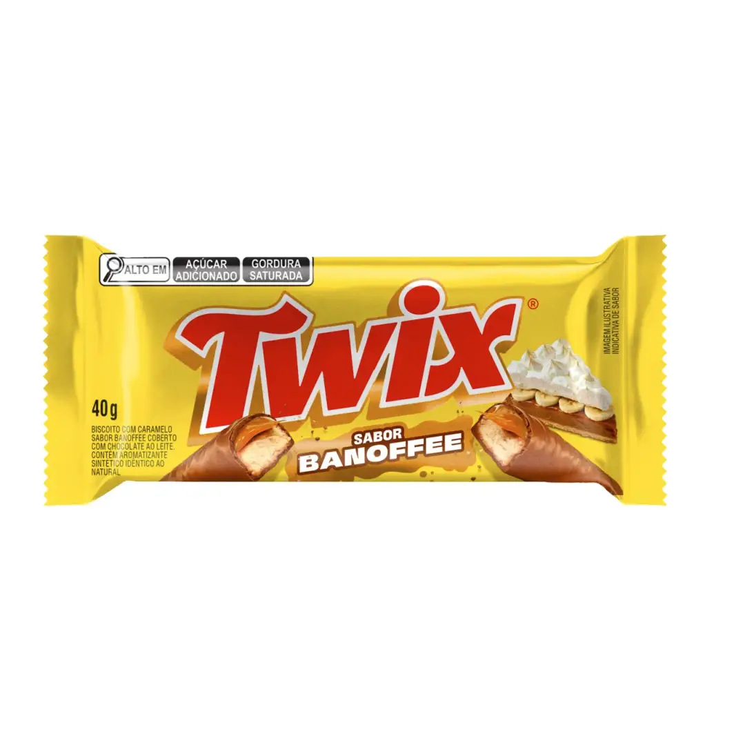 Twix Brazil Banoffee Pie Chocolate Bar 40g, case 18ct