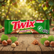 Twix Hazelnut Milk Chocolate Bar 46g UK Case Pack 30 Count
