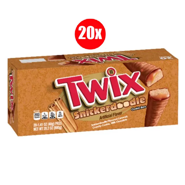 Twix Snickerdoodle Cinnamon Caramel Milk Chocolate Cookie