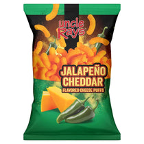 Uncle Rays Cheddar Jalapeno Cheese Puffs 85g Bag Case of 12