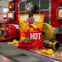 Uncle Rays Hot Potato Chips 85g Bags Case of 12 Gluten Free