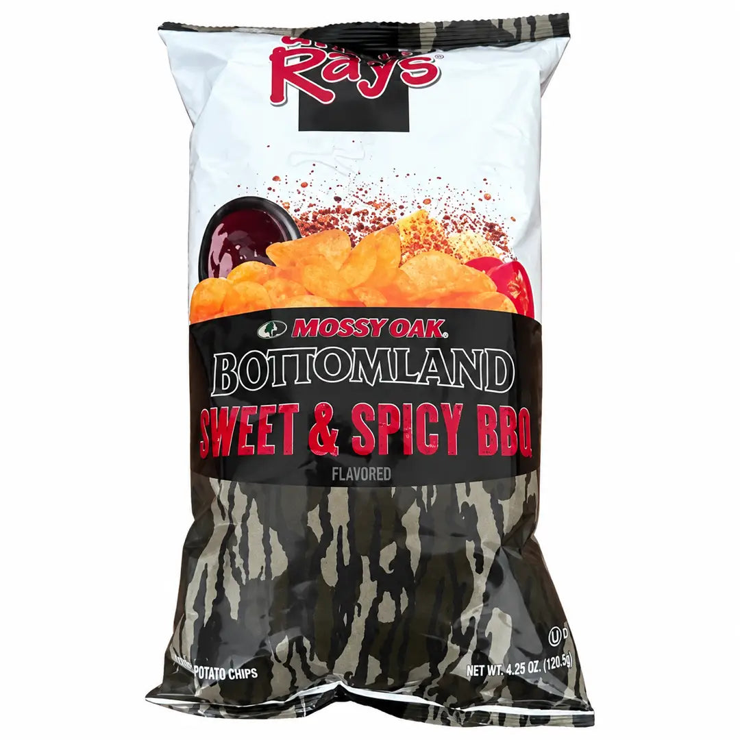 Uncle Rays Mossy Oak Sweet And Spicy Barbecue Potato Chips
