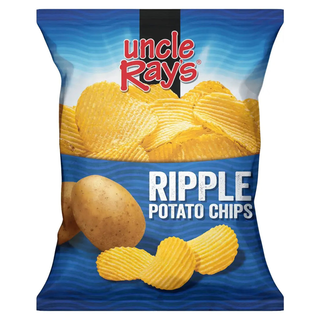 Uncle Rays Ripple Potato Chips 85g Bags Case of 12 - potato