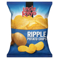 Uncle Rays Ripple Potato Chips 85g Bags Case of 12 - potato
