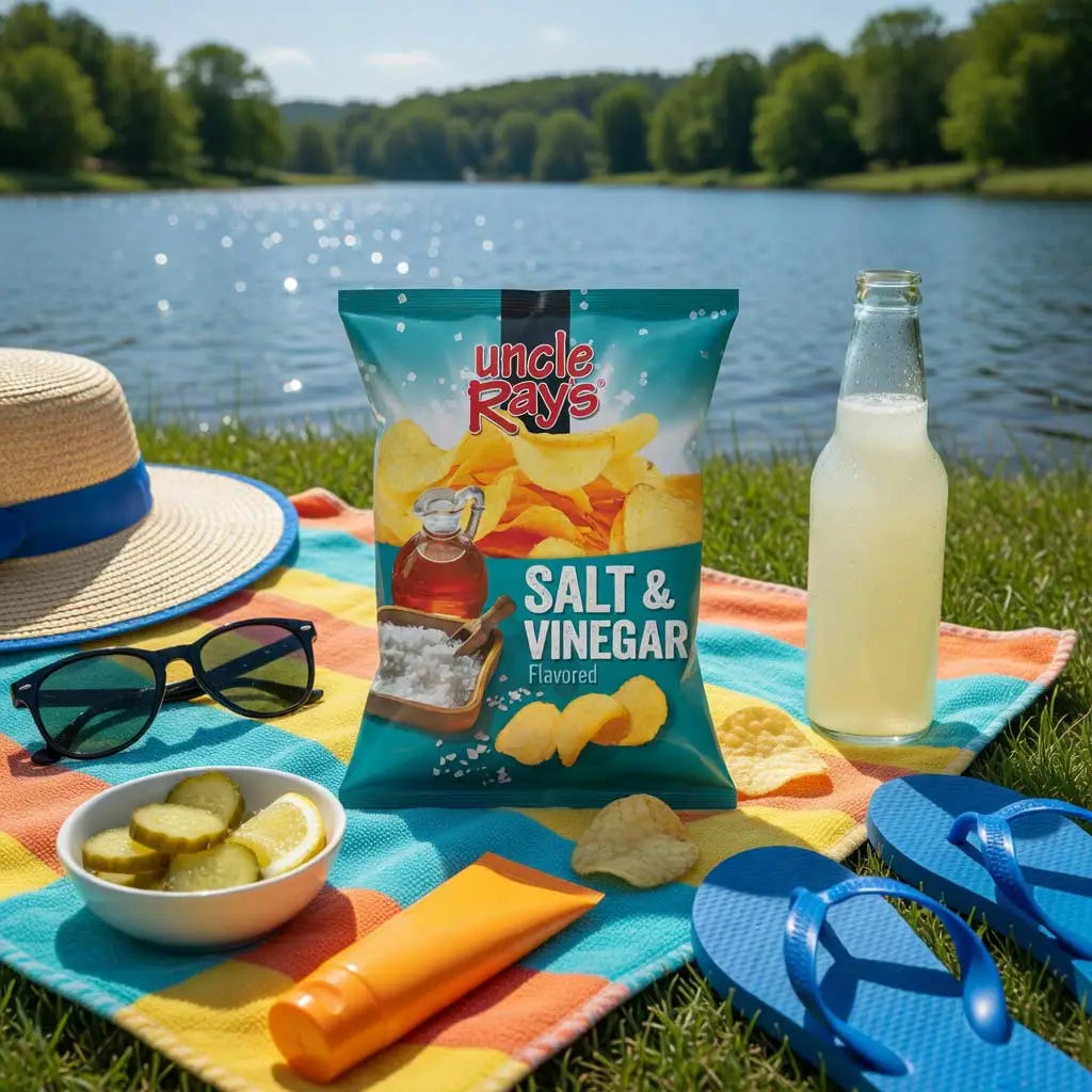 Uncle Rays Salt And Vinegar Potato Chips 85g Bags Case