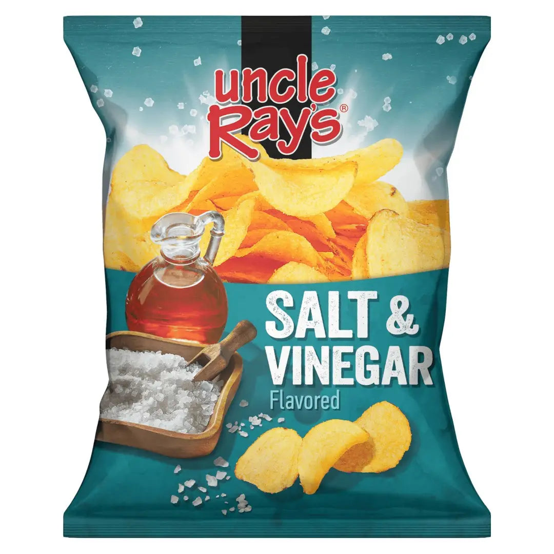 Uncle Rays Salt And Vinegar Potato Chips 85g Bags Case