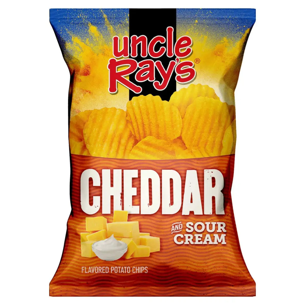 Uncle Rays Sour Cream And Cheddar Potato Chips 85g Case