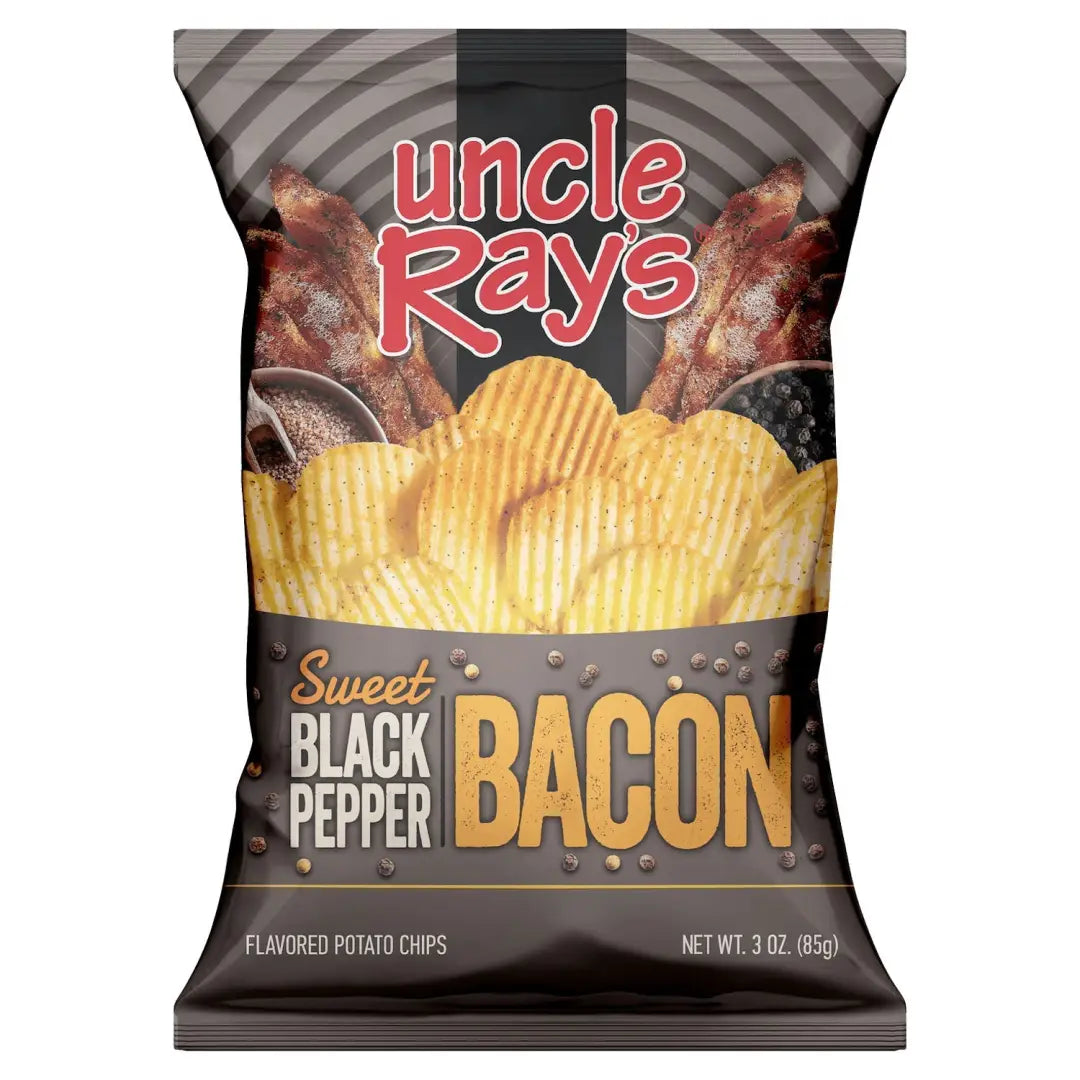 Uncle Rays Sweet Black Pepper Bacon Potato Chips 85g Case