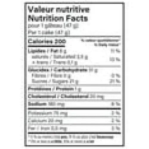 Vachon® ½ Lune Moon® Vanilla Flavour Cakes 282 g - cake