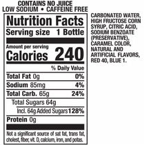 Vernors Limited Edition Black Cherry Ginger Soda 20oz 591ml