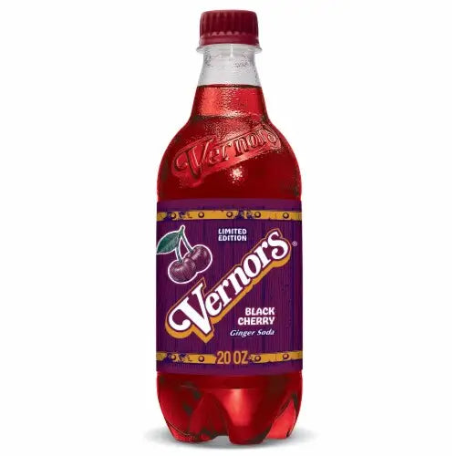 Vernors Limited Edition Black Cherry Ginger Soda 20oz 591ml