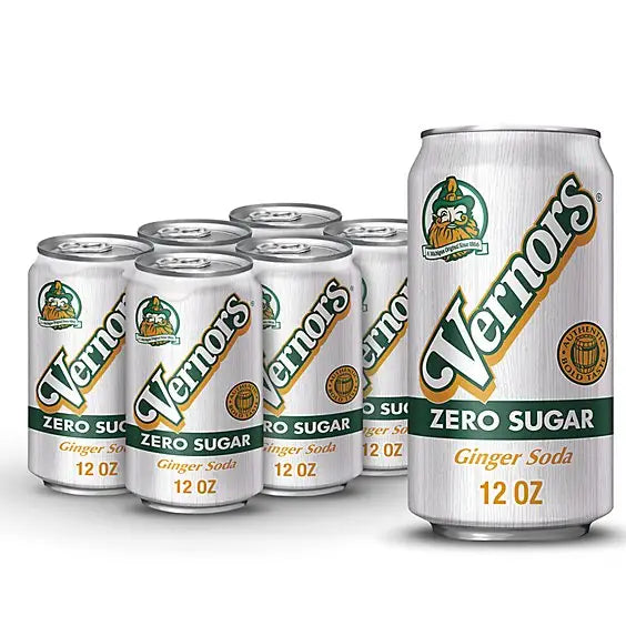 Vernors Zero Sugar Ginger Soda In Can - 12 Fl. Oz. 355ml