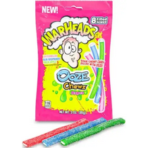 WARHEADS Ooze Chewz Ropes 3oz case 12ct - candy