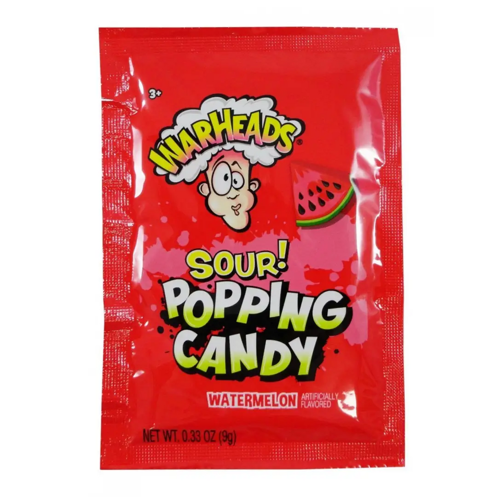 Warheads Pop Candy-Watermelon 9g -20ct - candy