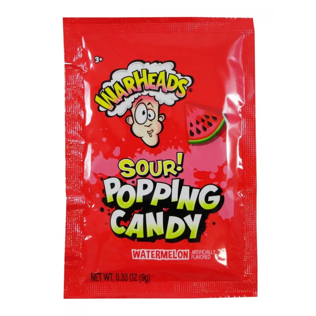 Warheads Pop Candy-Watermelon 9g -20ct - candy