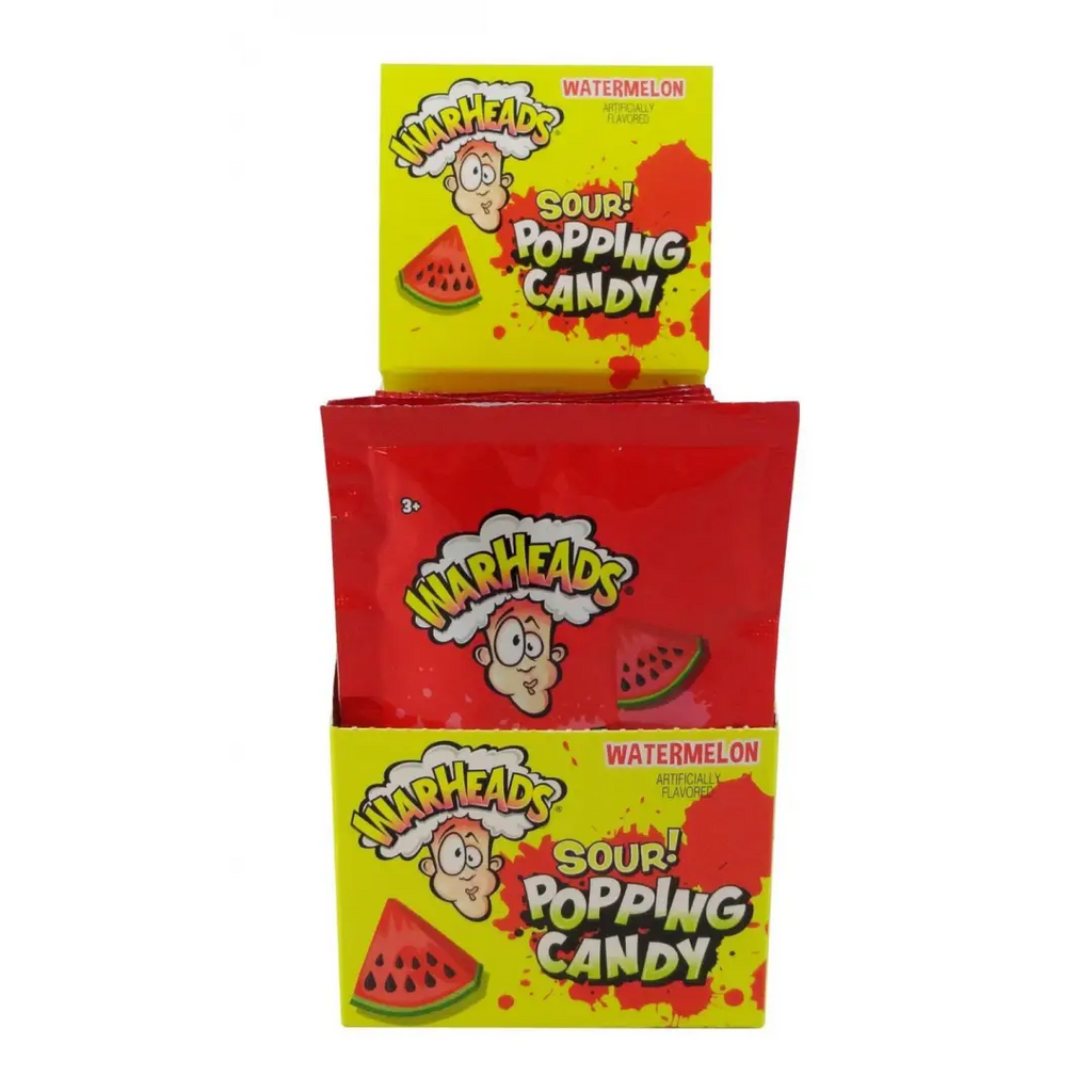 Warheads Pop Candy-Watermelon 9g -20ct - candy