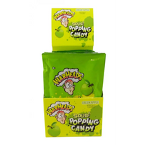 Warheads SOUR Green Apple Popping Candy 9g- 20ct - candy