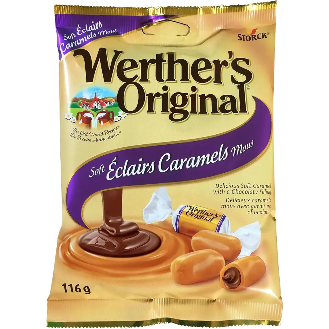 Werthers Original Soft Eclairs Germany 116 g bag each