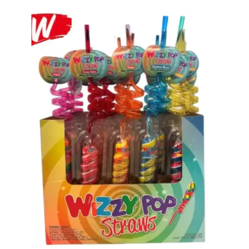 Wizzy Pop Straws 50g x 20ct - candy Main image