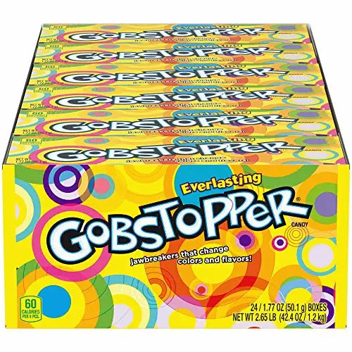 Wonka Everlasting Gobstopper Box 50g case 24ct - candy