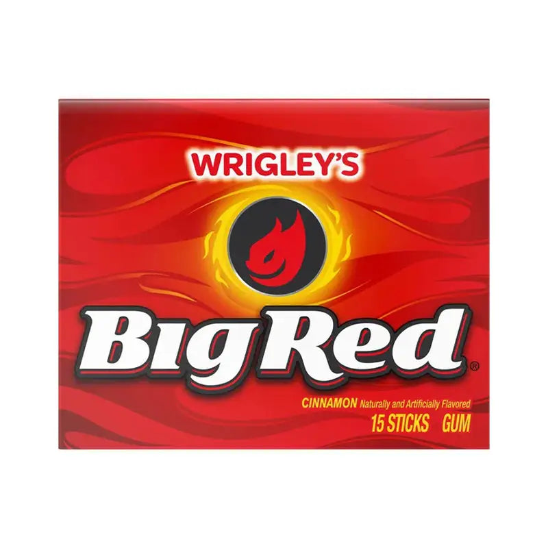 Wrigley’s Big Red Cinnamon Gum 15-stick pack, case 10ct