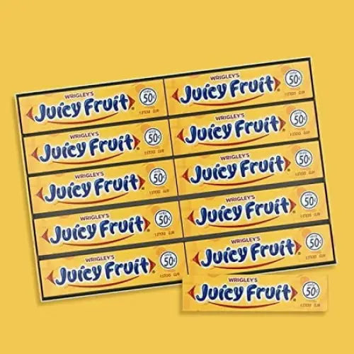 Wrigley’s JUICY FRUIT Chewing Gum Bulk Pack 5 Stick (Pack